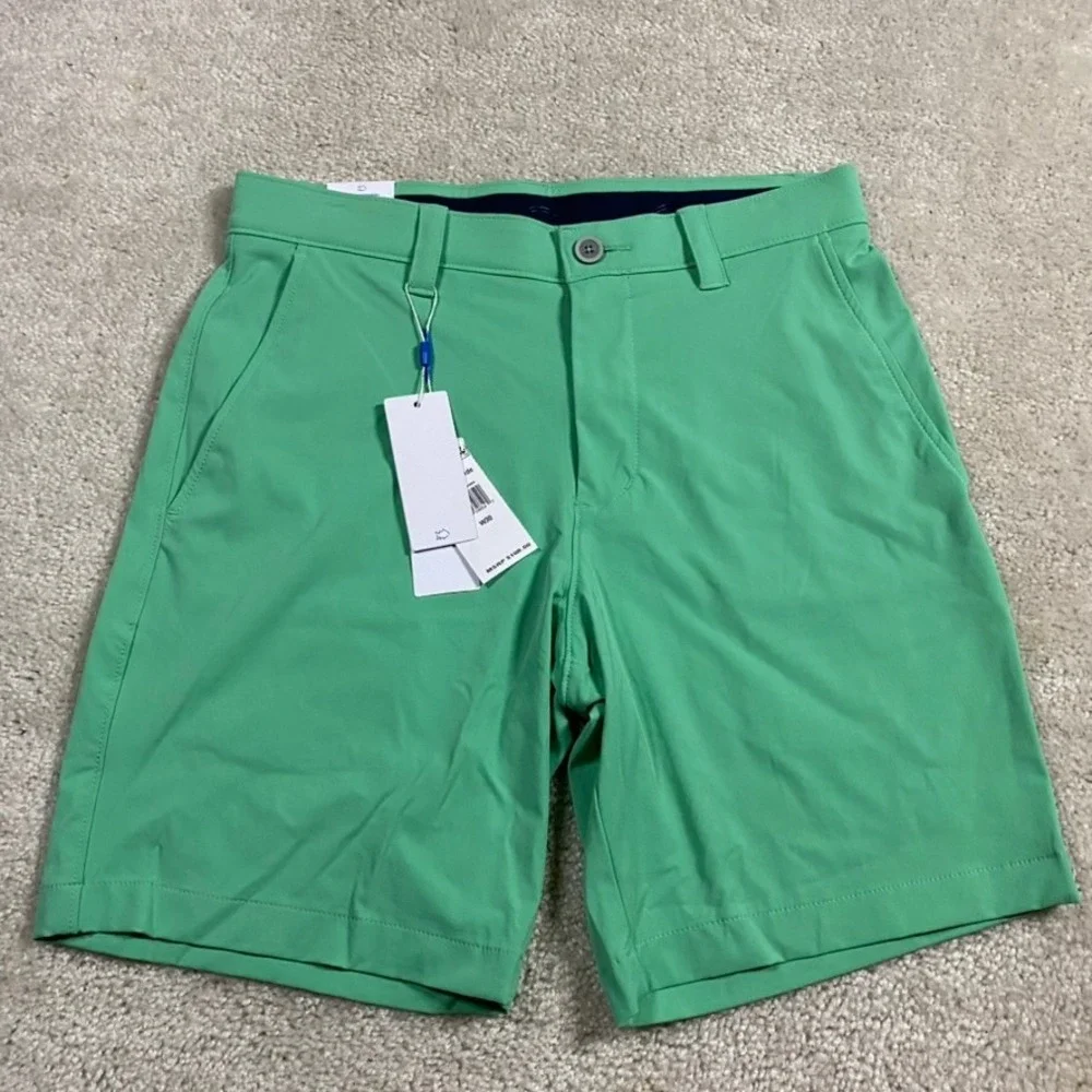 Southern Tide Shorts Mens 30 Green Brrr Performance 8